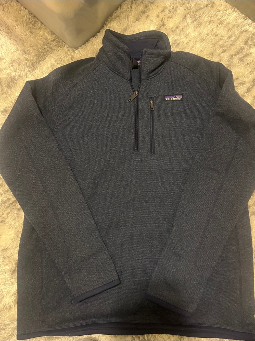 Patagonia Dark Navy Half-Zip Fleece Pullover